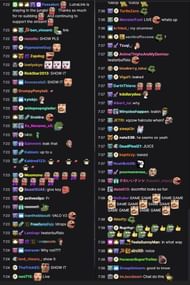 Fans reacting to the streamer's message (Images via xQcOW/Twitch)